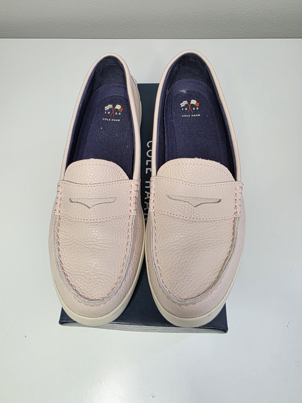 Cole Haan Women's Nantucket Blush Leather Penny Loafers 11